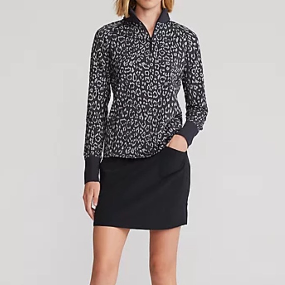 New w/tags! Ralph Lauren RLX PB Leopard zipper activewear sz XXS - Picture 7 of 12